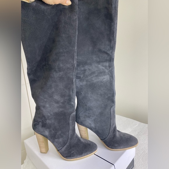Gorgeous NWT Dolce Vita Celine Slouchy Suede Boot in Anthracite Size 7.5 - Picture 1 of 4